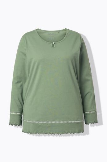 Moda za polnejše Pidžama dugi rukavi plus velikost, xxl, Ulla Popken in Johann Popken (JP1880)