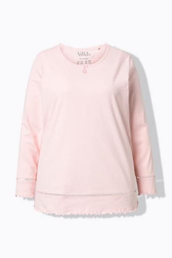 Moda za polnejše Pidžama dugi rukavi plus velikost, xxl, Ulla Popken in Johann Popken (JP1880)