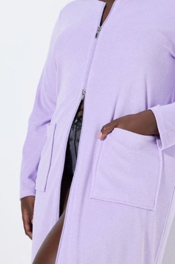 Moda za polnejše Bademantil s džepovima plus velikost, xxl, Ulla Popken in Johann Popken (JP1880)