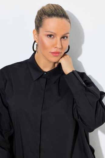 Moda za polnejše Košulja dugih rukava skrivenog kopčanja plus velikost, xxl, Ulla Popken in Johann Popken (JP1880)