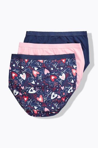 Moda za polnejše Gaćice 3 komada plus velikost, xxl, Ulla Popken in Johann Popken (JP1880)