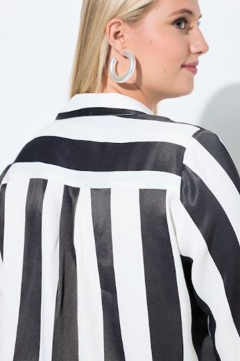 Moda za polnejše Košulja s okomitim i vodoravnim prugama plus velikost, xxl, Ulla Popken in Johann Popken (JP1880)