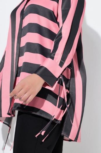 Moda za polnejše Košulja s okomitim i vodoravnim prugama plus velikost, xxl, Ulla Popken in Johann Popken (JP1880)