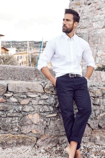 Moda za polnejše Košulja lanena dugih rukava plus velikost, xxl, Ulla Popken in Johann Popken (JP1880)