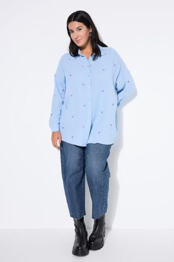 Moda za polnejše Košulja šireg kroja s motivom srca plus velikost, xxl, Ulla Popken in Johann Popken (JP1880)