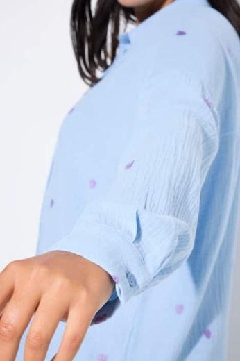 Moda za polnejše Košulja šireg kroja s motivom srca plus velikost, xxl, Ulla Popken in Johann Popken (JP1880)