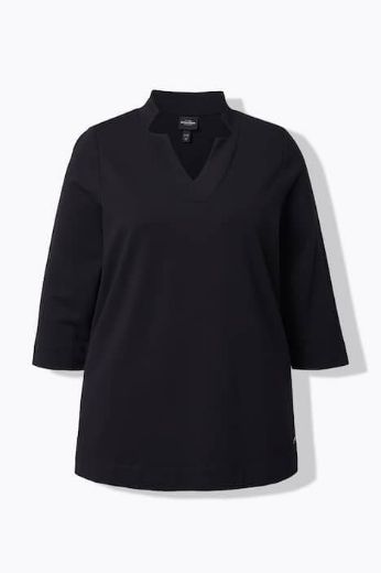 Moda za polnejše Majica V ovratika plus velikost, xxl, Ulla Popken in Johann Popken (JP1880)