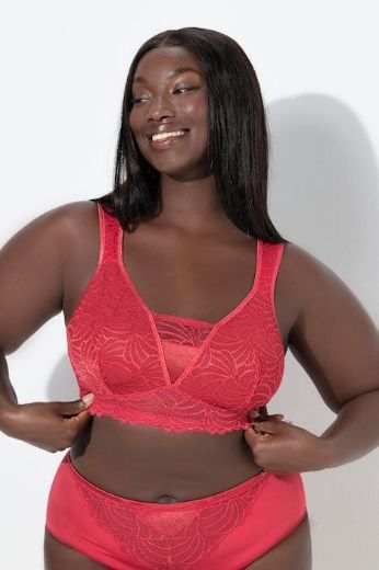 Moda za polnejše Grudnjak sa širim naremenicama s dodatkom čipke plus velikost, xxl, Ulla Popken in Johann Popken (JP1880)