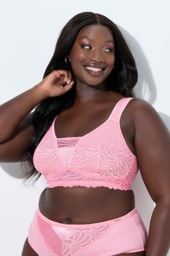 Moda za polnejše Grudnjak sa širim naremenicama s dodatkom čipke plus velikost, xxl, Ulla Popken in Johann Popken (JP1880)