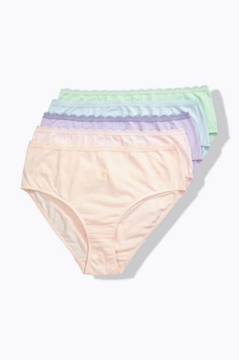 Moda za polnejše Gaćice midi 5 komada plus velikost, xxl, Ulla Popken in Johann Popken (JP1880)