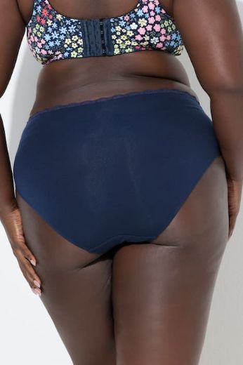 Moda za polnejše Gaćice midi 5 komada plus velikost, xxl, Ulla Popken in Johann Popken (JP1880)