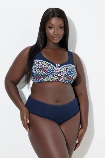 Moda za polnejše Gaćice midi 5 komada plus velikost, xxl, Ulla Popken in Johann Popken (JP1880)