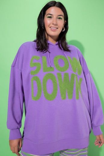 Moda za polnejše Majica dugih rukava s natpisom plus velikost, xxl, Ulla Popken in Johann Popken (JP1880)