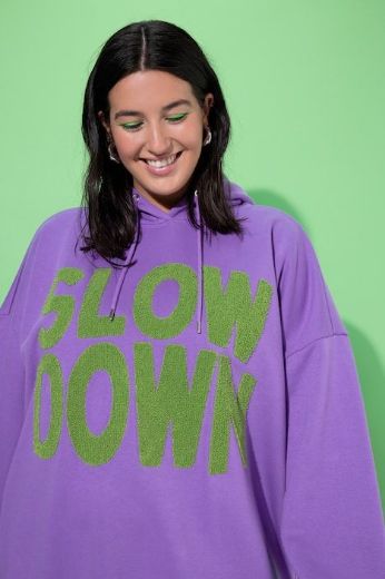 Moda za polnejše Majica dugih rukava s natpisom plus velikost, xxl, Ulla Popken in Johann Popken (JP1880)