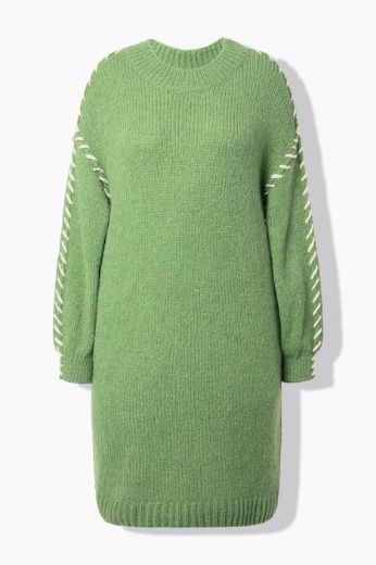 Moda za polnejše Haljina pletena dugih rukava plus velikost, xxl, Ulla Popken in Johann Popken (JP1880)