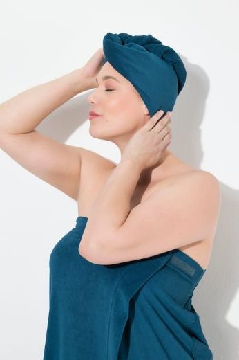 Moda za polnejše Turban ručnik plus velikost, xxl, Ulla Popken in Johann Popken (JP1880)