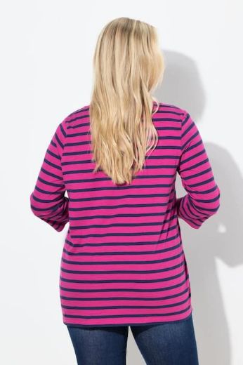 Moda za polnejše Majica 3/4 rukava A kroja plus velikost, xxl, Ulla Popken in Johann Popken (JP1880)