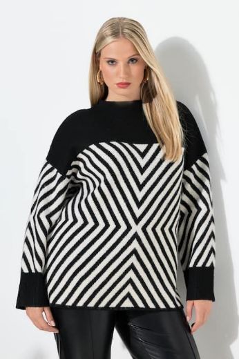 Moda za polnejše Pulover povišenog ovratnika plus velikost, xxl, Ulla Popken in Johann Popken (JP1880)