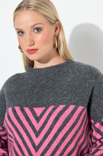 Moda za polnejše Pulover povišenog ovratnika plus velikost, xxl, Ulla Popken in Johann Popken (JP1880)