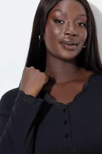 Moda za polnejše Pidžama dugih rukava i dugih nogavica plus velikost, xxl, Ulla Popken in Johann Popken (JP1880)