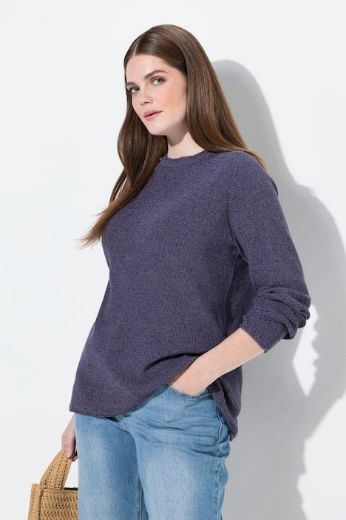 Moda za polnejše Pulover pamučni plus velikost, xxl, Ulla Popken in Johann Popken (JP1880)