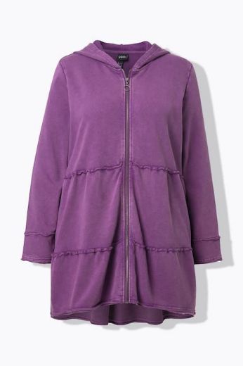 Moda za polnejše Majica dugih rukava s kapuljačom plus velikost, xxl, Ulla Popken in Johann Popken (JP1880)