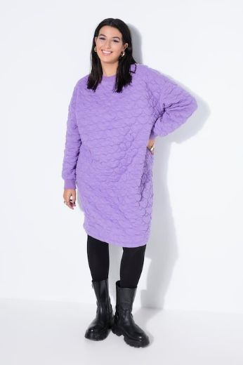 Moda za polnejše Haljina mini s printom srca plus velikost, xxl, Ulla Popken in Johann Popken (JP1880)