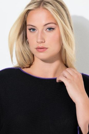 Moda za polnejše Pulover 3/4 rukava plus velikost, xxl, Ulla Popken in Johann Popken (JP1880)