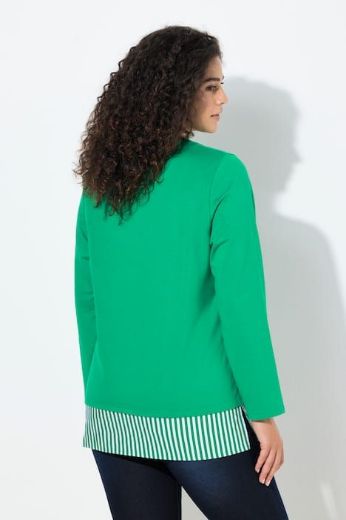 Moda za polnejše Majica dugih rukava okruglog ovratnika plus velikost, xxl, Ulla Popken in Johann Popken (JP1880)