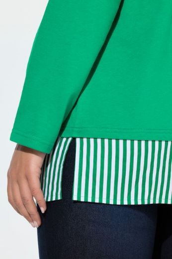 Moda za polnejše Majica dugih rukava okruglog ovratnika plus velikost, xxl, Ulla Popken in Johann Popken (JP1880)