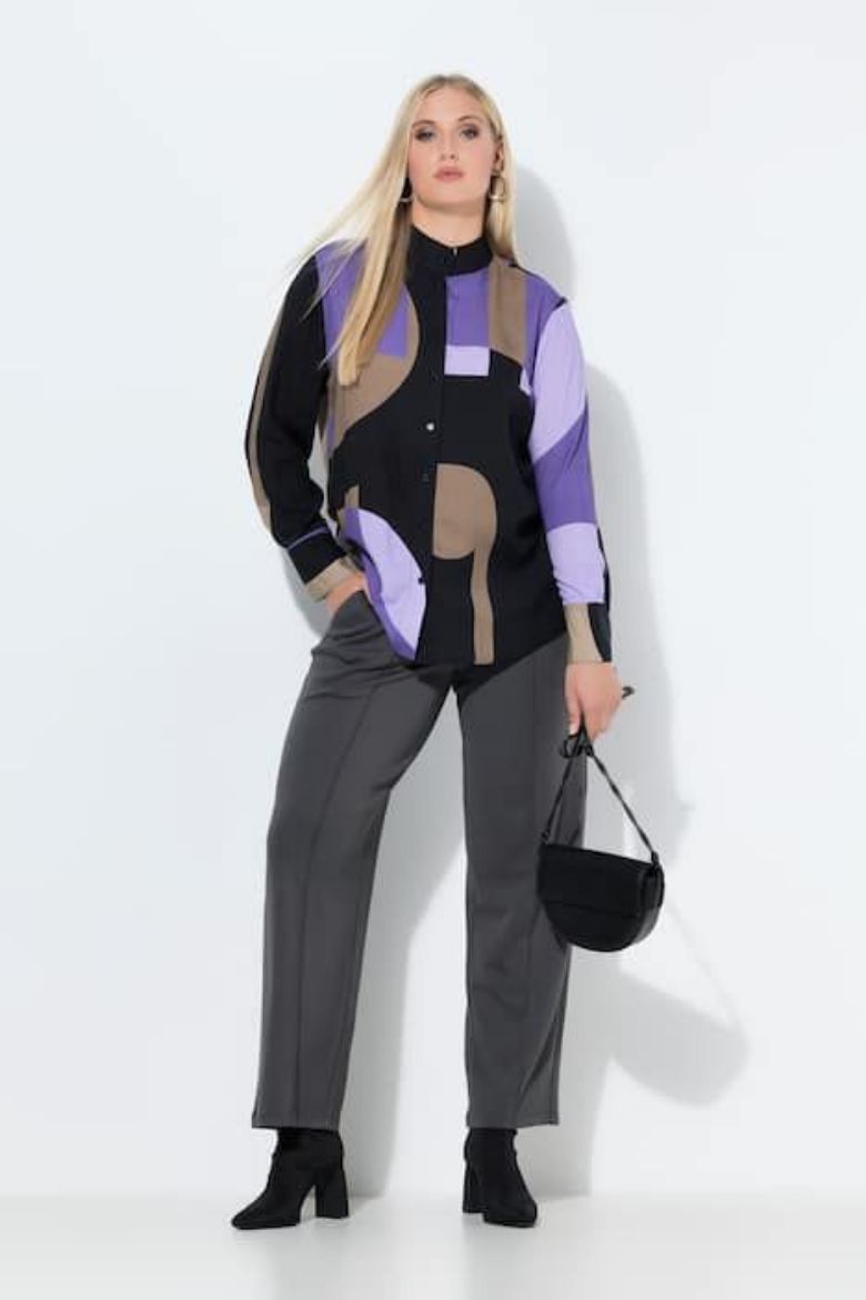 Moda za polnejše Hlače ravnih nogavica elastičnog struka plus velikost, xxl, Ulla Popken in Johann Popken (JP1880)