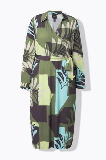 Moda za polnejše Haljina midi dugih rukava plus velikost, xxl, Ulla Popken in Johann Popken (JP1880)