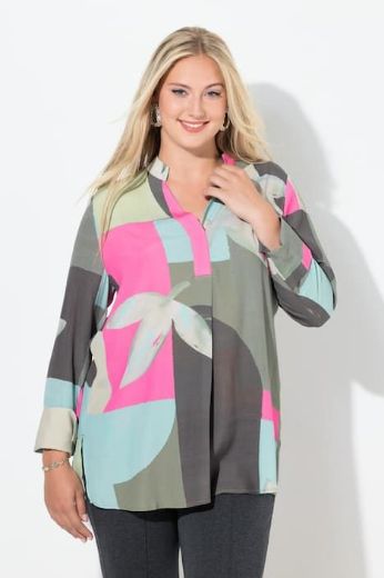 Moda za polnejše Bluza dugih rukava A kroja plus velikost, xxl, Ulla Popken in Johann Popken (JP1880)