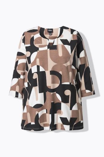 Moda za polnejše Majica 3/4 rukava plus velikost, xxl, Ulla Popken in Johann Popken (JP1880)