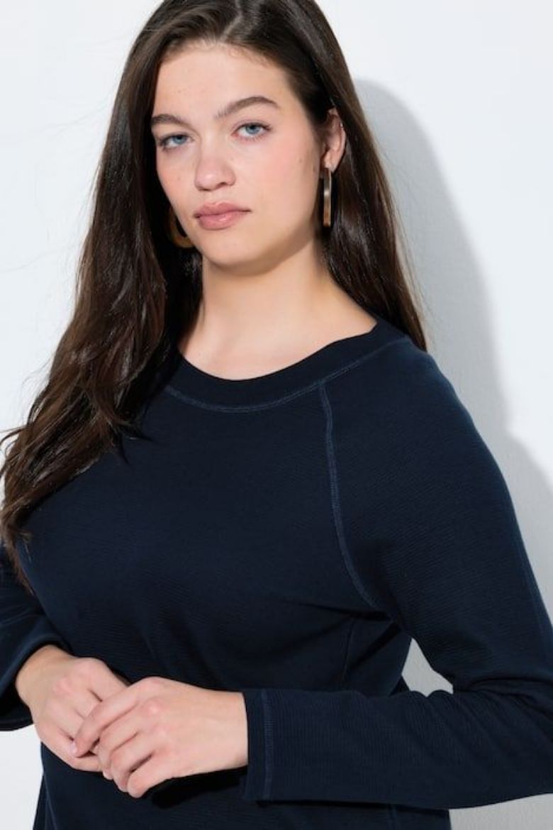 Moda za polnejše Majica dugih rukava dužeg kroja plus velikost, xxl, Ulla Popken in Johann Popken (JP1880)