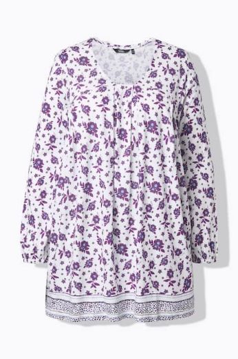 Moda za polnejše Tunika dugih rukava A kroja plus velikost, xxl, Ulla Popken in Johann Popken (JP1880)