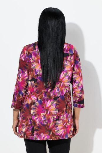 Moda za polnejše Majica 3/4 rukava dužeg A kroja plus velikost, xxl, Ulla Popken in Johann Popken (JP1880)