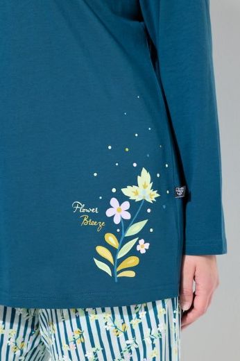 Moda za polnejše Pidžama dugih rukava i dugih nogavica plus velikost, xxl, Ulla Popken in Johann Popken (JP1880)