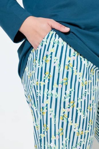 Moda za polnejše Pidžama dugih rukava i dugih nogavica plus velikost, xxl, Ulla Popken in Johann Popken (JP1880)