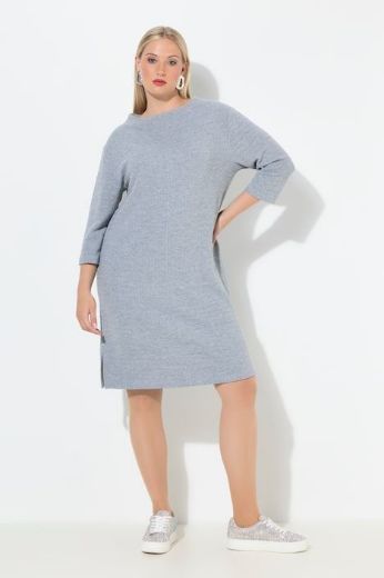 Moda za polnejše Haljina midi 3/4 rukava plus velikost, xxl, Ulla Popken in Johann Popken (JP1880)