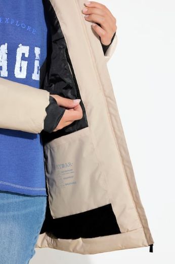 Moda za polnejše Jakna vodootporna s kapuljačom plus velikost, xxl, Ulla Popken in Johann Popken (JP1880)