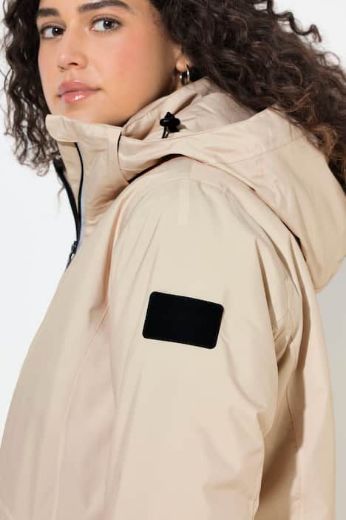 Moda za polnejše Jakna vodootporna s kapuljačom plus velikost, xxl, Ulla Popken in Johann Popken (JP1880)