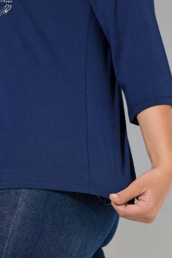 Moda za polnejše Majica 3/4 rukava V ovratnika plus velikost, xxl, Ulla Popken in Johann Popken (JP1880)