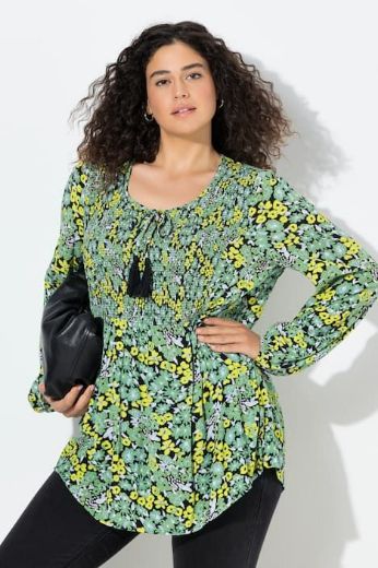 Moda za polnejše Bluza dugih rukava A kroja plus velikost, xxl, Ulla Popken in Johann Popken (JP1880)