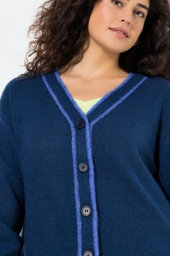 Moda za polnejše Kardigan na kopčanje plus velikost, xxl, Ulla Popken in Johann Popken (JP1880)