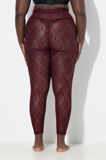 Moda za polnejše Tajice od prozirne čipke plus velikost, xxl, Ulla Popken in Johann Popken (JP1880)