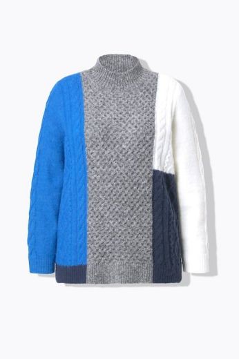 Moda za polnejše Pulover dugih rukava plus velikost, xxl, Ulla Popken in Johann Popken (JP1880)