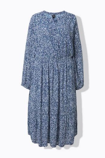 Moda za polnejše Haljina midi dugih rukava plus velikost, xxl, Ulla Popken in Johann Popken (JP1880)