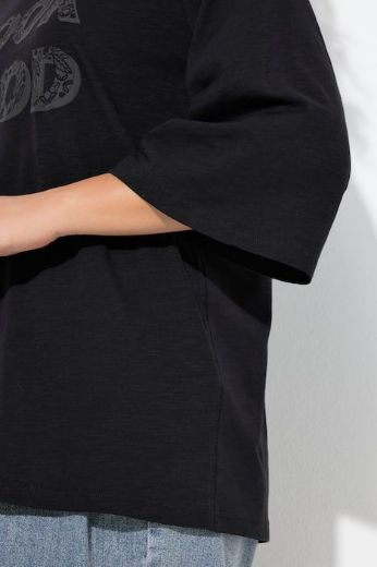 Moda za polnejše Majica 3/4 rukava A kroja plus velikost, xxl, Ulla Popken in Johann Popken (JP1880)