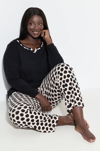 Moda za polnejše Pidžma dugih rukava i dugih nogavica plus velikost, xxl, Ulla Popken in Johann Popken (JP1880)